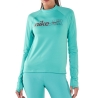 T-shirt Turquoise Femme Nike Midlayer