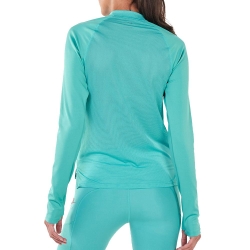 T-shirt Turquoise Femme Nike Midlayer