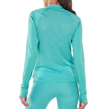T-shirt Turquoise Femme Nike Midlayer