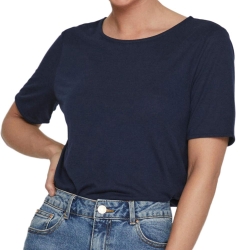T-shirt Marine Femme Vila Mooney