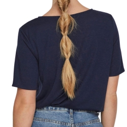 T-shirt Marine Femme Vila Mooney