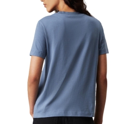 T-shirt Bleu Femme Calvin Klein Jeans Embroidered