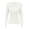 T-shirt Manches Longues Blanc Femme JDY Mila