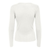 T-shirt Manches Longues Blanc Femme JDY Mila