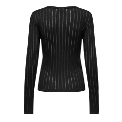 T-Shirt Manches Longues Noires Femme JDY Cordelia