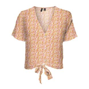 Top Imprimé Rose/Jaune Femme Vero Moda Measy