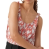 Débardeur Orange à Motifs Femme Vero Moda Menny Singlet