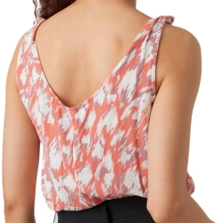 Débardeur Orange à Motifs Femme Vero Moda Menny Singlet