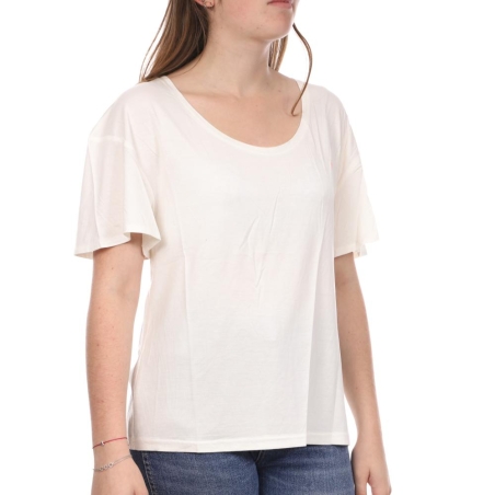 T-shirt Blanc Femme Teddy Smith Tifani