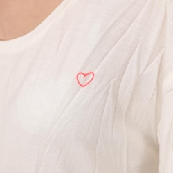 T-shirt Blanc Femme Teddy Smith Tifani