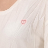T-shirt Blanc Femme Teddy Smith Tifani