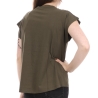 T-shirt Kaki Femme Pepe Jeans Bloom