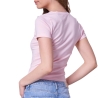 T-Shirt Rose Femme Pepe jeans New Virginias