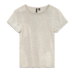 T-shirt Beige Femme Vero Moda Sine