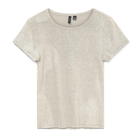T-shirt Beige Femme Vero Moda Sine