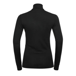 T-shirt Thermique manches longues Noir 1/2 ZIP Femme Odlo ACTIVE WARM ECO