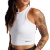 Débardeur Blanc Femme Converse High Neck