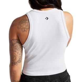 Débardeur Blanc Femme Converse High Neck