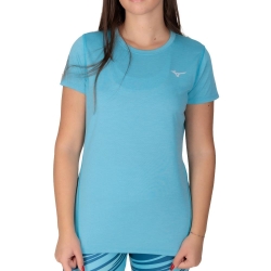 T-shirt Bleu Femme Mizuno Impulse