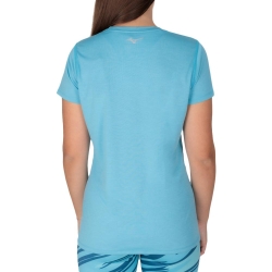 T-shirt Bleu Femme Mizuno Impulse