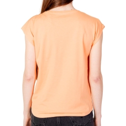 T-shirt Orange Femme Pepe jeans Bloom