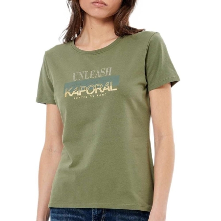 T-Shirt Vert Femme Kaporal LORIE