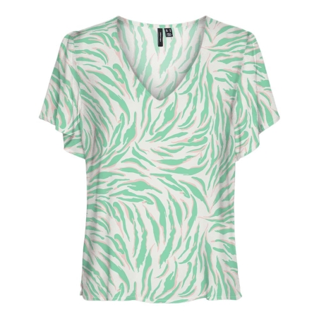 T-Shirt Vert Femme Vero Moda Easy Joy