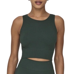 Haut de Sport Vert Foncé Femme ONLY PLAY Life