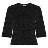 T-shirt en Maille Noir Femme JDY Elly