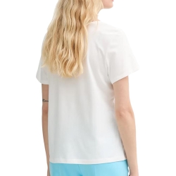 T-shirt Blanc/Bleu Femme Morgan DBELLO