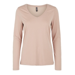 T-Shirt Rose Femme Pieces Pckamala