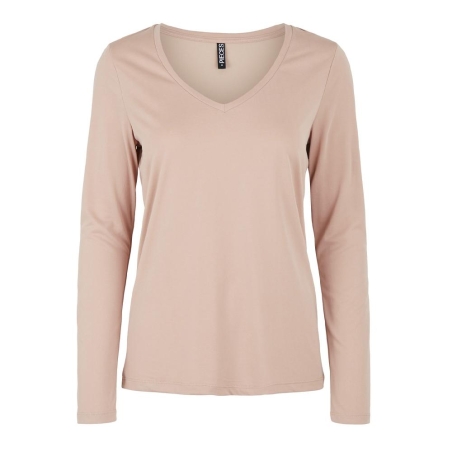 T-Shirt Rose Femme Pieces Pckamala
