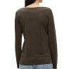 T-Shirt Kaki Femme Pieces Pckamala