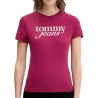 T-shirt Rose/Blanc Femme Tommy Hilfiger Essential