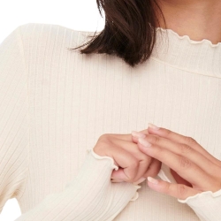 T-shirt Beige Femme JDY Fransiska