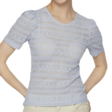 T-Shirt Bleu Vila Femme Vichikka