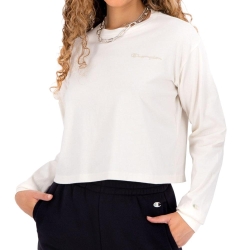 T-shirt Manches longues écru Femme Champion 114748