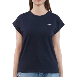 T-shirt Marine Femme Pepe jeans Bloom
