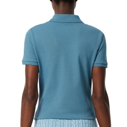 Polo Bleu Femme Lacoste PF5462