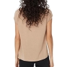 T-shirt Beige Femme Vero Moda Ava