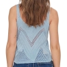 Top Crochet Bleu Femme Jdy 15226348