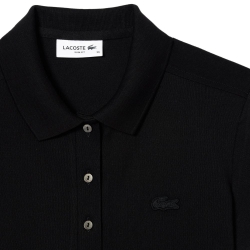 Polo Noir Femme Lacoste PF5462