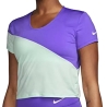T-shirt Violet/Vert Femme Nike Retro Run