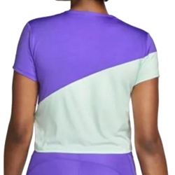 T-shirt Violet/Vert Femme Nike Retro Run