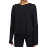 T-shirt Manches Longues Noir Femme Nike Ny