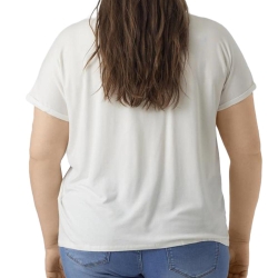 T-shirt Blanc Femme Vero Moda Aya Curve