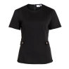 T-shirt Noir Femme Vila Lillie