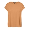 T-shirt Orange Clair Femme Aware Vero Moda Ava