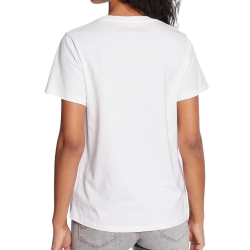 T-shirt Blanc Femme Pepe Jeans Wendy Chest