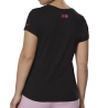 T-shirt Noir Femme technique Mizuno Athletic